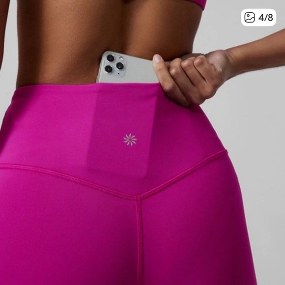 Athleta Elation Train Tight, electric fuchsia, small - Picture 5 of 10